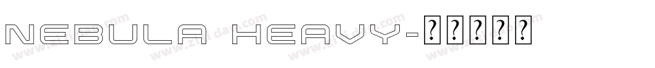 Nebula Heavy字体转换